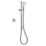 Mira Mode Gravity-Pumped Rear-Fed Chrome Thermostatic Digital Mixer Shower