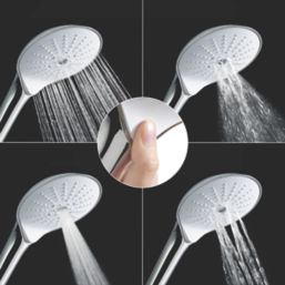 Mira Mode Gravity-Pumped Rear-Fed Chrome Thermostatic Digital Mixer Shower
