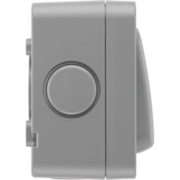 British General Storm IP66 20A 1-Gang 2-Way Weatherproof Outdoor Switch with LED