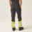 Regatta Hi Vis XPro Stretch Holster Trouser Black/Yellow 36" W 32" L