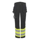 Regatta Hi Vis XPro Stretch Holster Trouser Black/Yellow 36" W 32" L