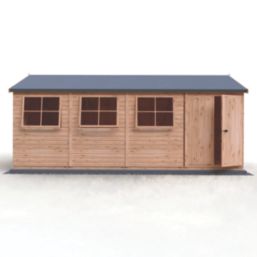 Shire  20' x 10' 6" (Nominal) Apex Tongue & Groove Timber Workshop