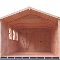 Shire  20' x 10' 6" (Nominal) Apex Tongue & Groove Timber Workshop
