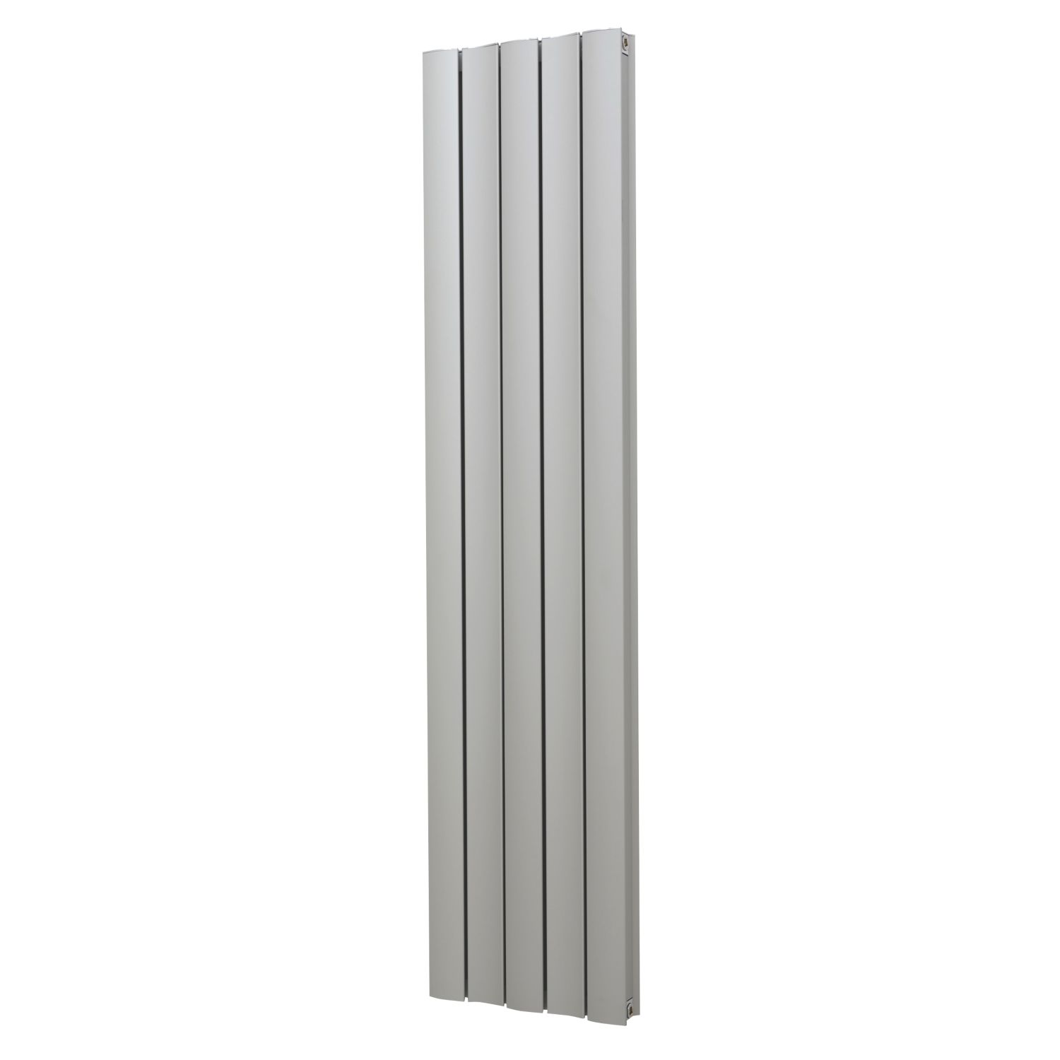 Venus 1500mm x 345mm 3087BTU Matt Chrome Vertical Designer Radiator (4930F)