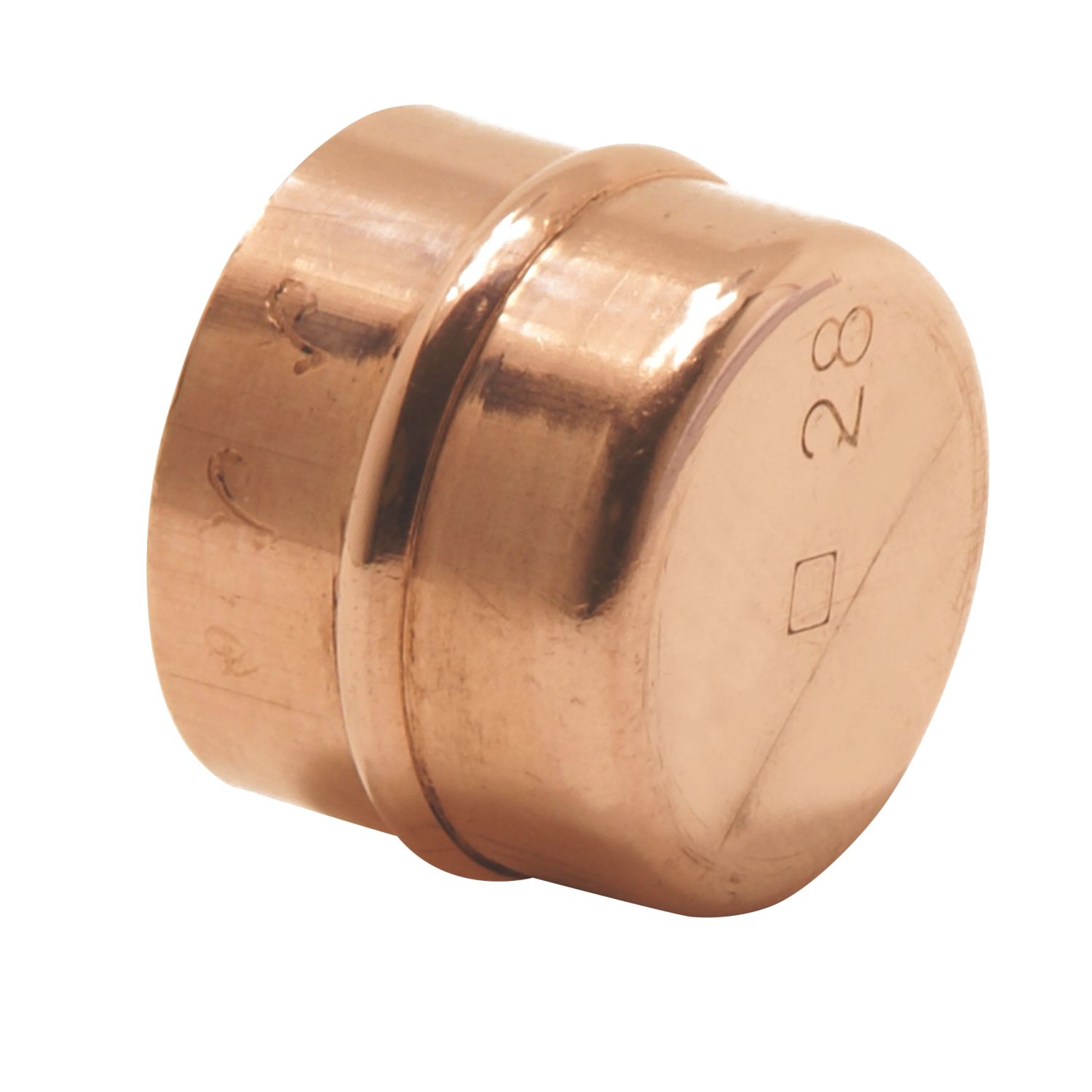 Yorkshire Copper Solder Ring Stop End 22mm (4936G)