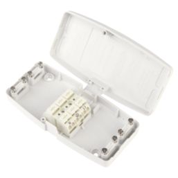 Hager J803 32A Maintenance Free Junction Box 65 x 30 x 140mm White