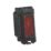 Knightsbridge Grid Red Neon Power Indicator  230V