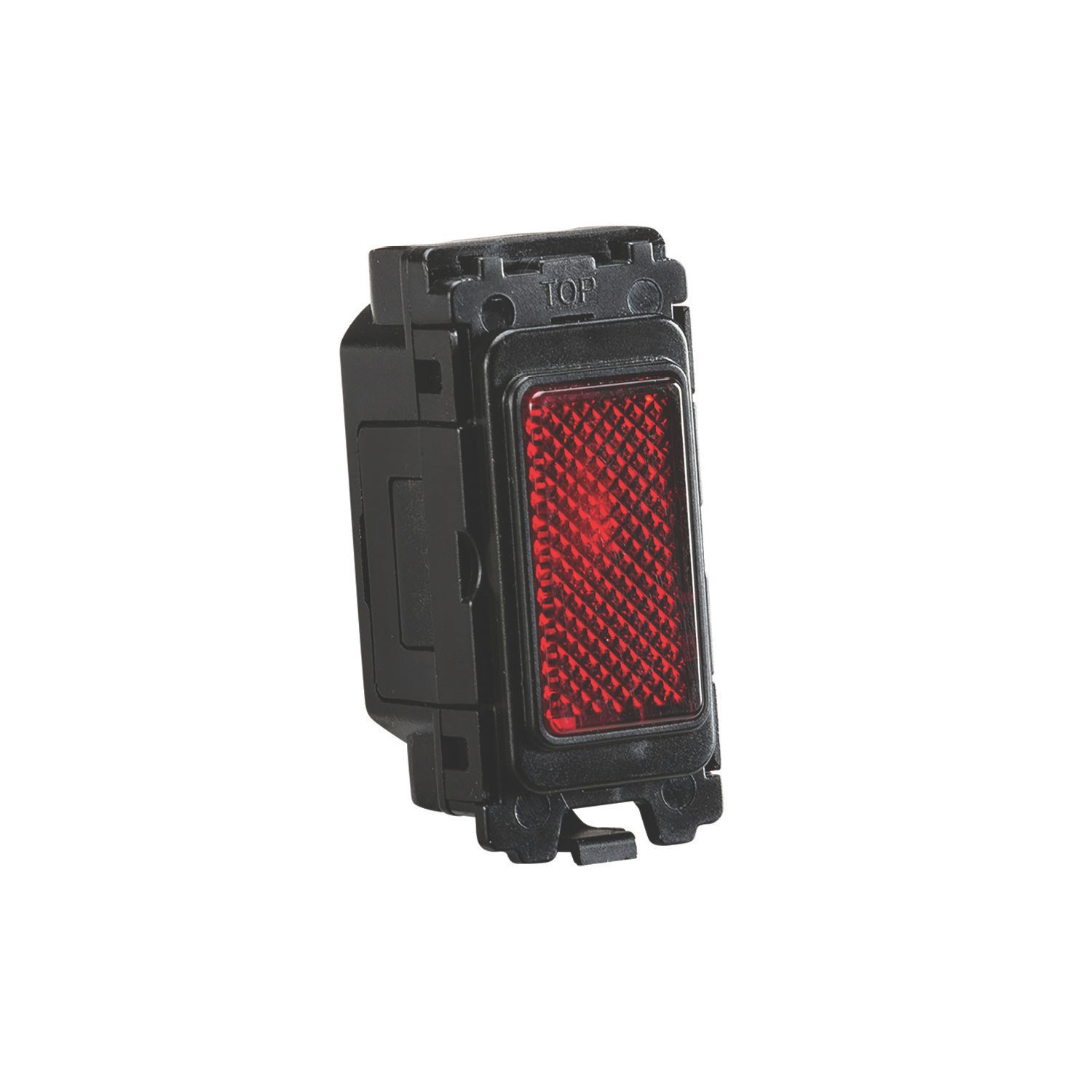 Knightsbridge Grid Red Neon Power Indicator 230V (493CR)