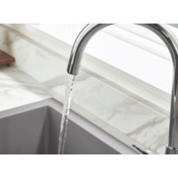 Bristan Echo Easyfit  Mono Kitchen Sink Mixer Taps Chrome Plated 1 Pair
