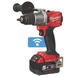 Milwaukee M18 ONEPP2A2-502X FUEL 18V 2 x 5.0Ah Li-Ion RedLithium Brushless Cordless One-Key Percussion Drill & Impact Driver Twin Pack