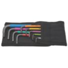 Wera L-Keys Imperial Multicolour BlackLaser Hex-Plus Set 9 Pieces