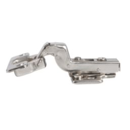Eclipse 3D Adjustable Soft Close Steel 105° Inset Nickel Cabinet Hinges 62mm 2 Pack