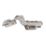 Eclipse 3D Adjustable Soft Close Steel 105° Inset Nickel Cabinet Hinges 62mm 2 Pack