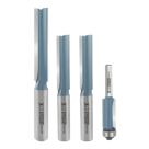 Erbauer 1/2 & 1/4" Shank Kitchen Fitters Router Set 4 Pcs