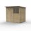 Forest Beckwood 7' x 5' (Nominal) Pent Shiplap Timber Shed with Base