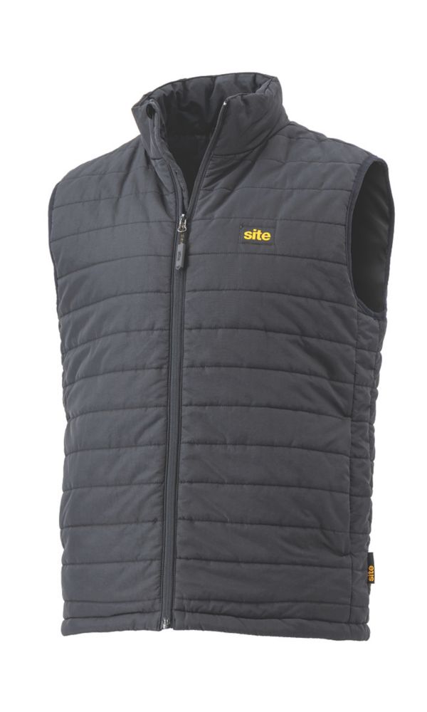Site Beckford Body Warmer Black Large 48" Chest