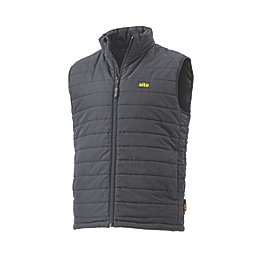 Site Beckford Body Warmer Black Large 48 Chest - Screwfix