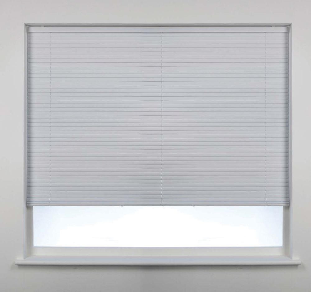 Aluminium Cordless Venetian Non-Blackout Blind White 1650mm x 1800mm ...