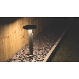 4lite  600mm Outdoor LED Solar Bollard Graphite 210lm