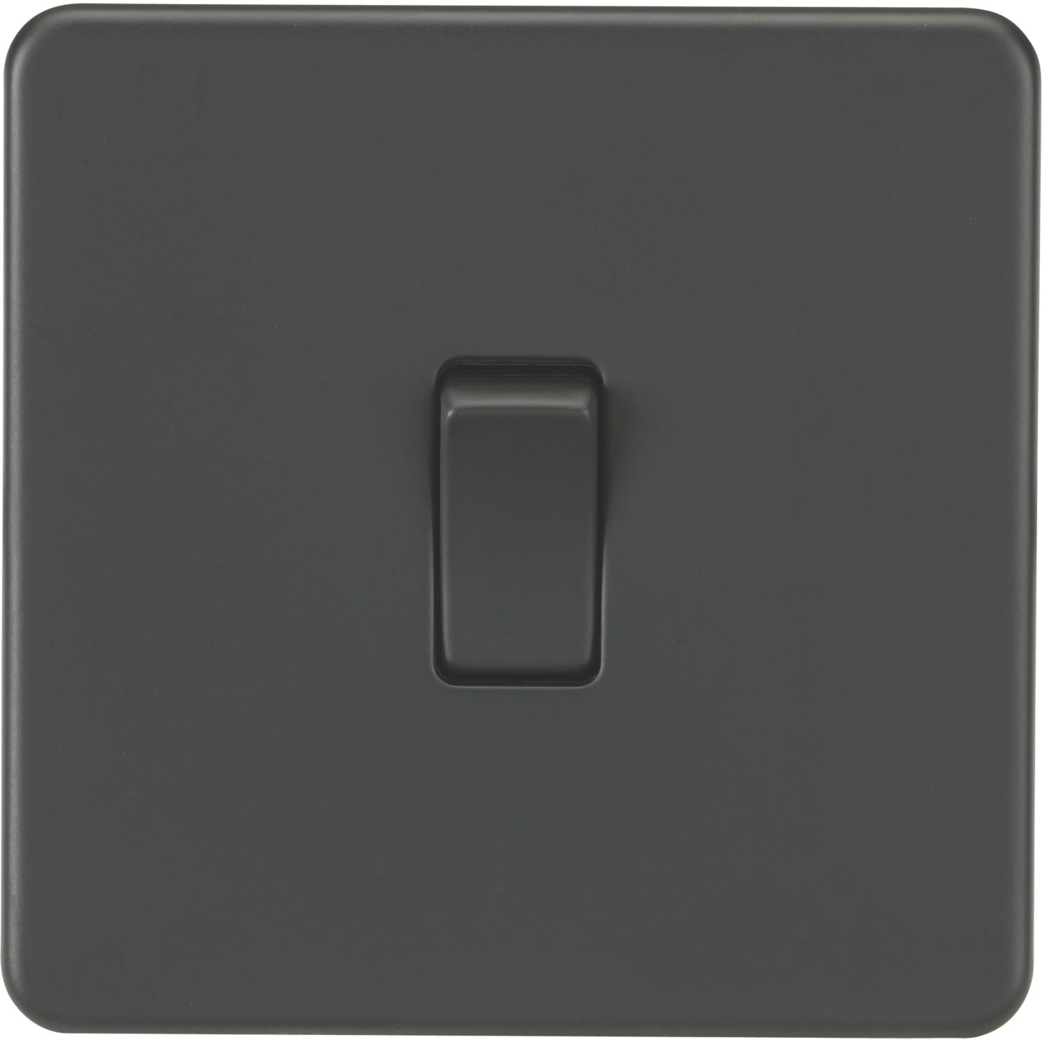 Knightsbridge 10AX 1-Gang 2-Way Light Switch Anthracite (493TY)