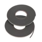 Stormguard Sureseal 3 Self-Adhesive Foam Draught Excluder Weatherstrips Black 7.5m 2 Pack