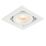 Saxby Xeno Swivel & Tilt Square Recessed 1-Light  Downlight Matt White