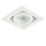 Saxby Xeno Swivel & Tilt Square Recessed 1-Light  Downlight Matt White