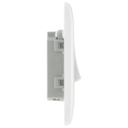 British General 800 Series 20A 16AX 1-Gang 2-Way Light Switch  White