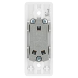 British General 800 Series 20A 16AX 1-Gang 2-Way Light Switch  White