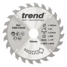 Trend CSB/19024 Wood Circular Saw Blade 190mm x 30mm 24T