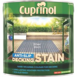 Cuprinol  2.5Ltr Silver Birch Anti Slip Decking Stain