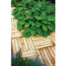 Forest Ridged Tile Decking Kit 32mm x 0.5m x 0.5m 16 Pack