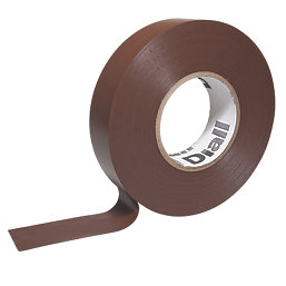 Diall  Insulating Tape Brown 33m x 19mm