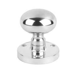 Carlisle Brass Mushroom Mortice Knob 61mm Pair Polished Chrome