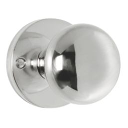 Carlisle Brass Mushroom Mortice Knob 61mm Pair Polished Chrome
