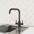 Refurb Swirl Divine Tap Matt Black