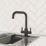 Refurb Swirl Divine Tap Matt Black