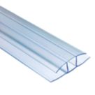 Radmat Building Materials  Clear 16mm Polycarbonate H-Profile 2000mm x 60mm
