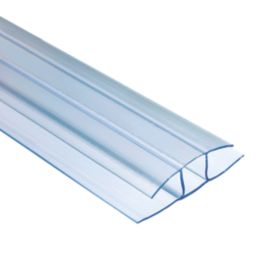 Radmat Building Materials  Clear 16mm Polycarbonate H-Profile 2000mm x 60mm