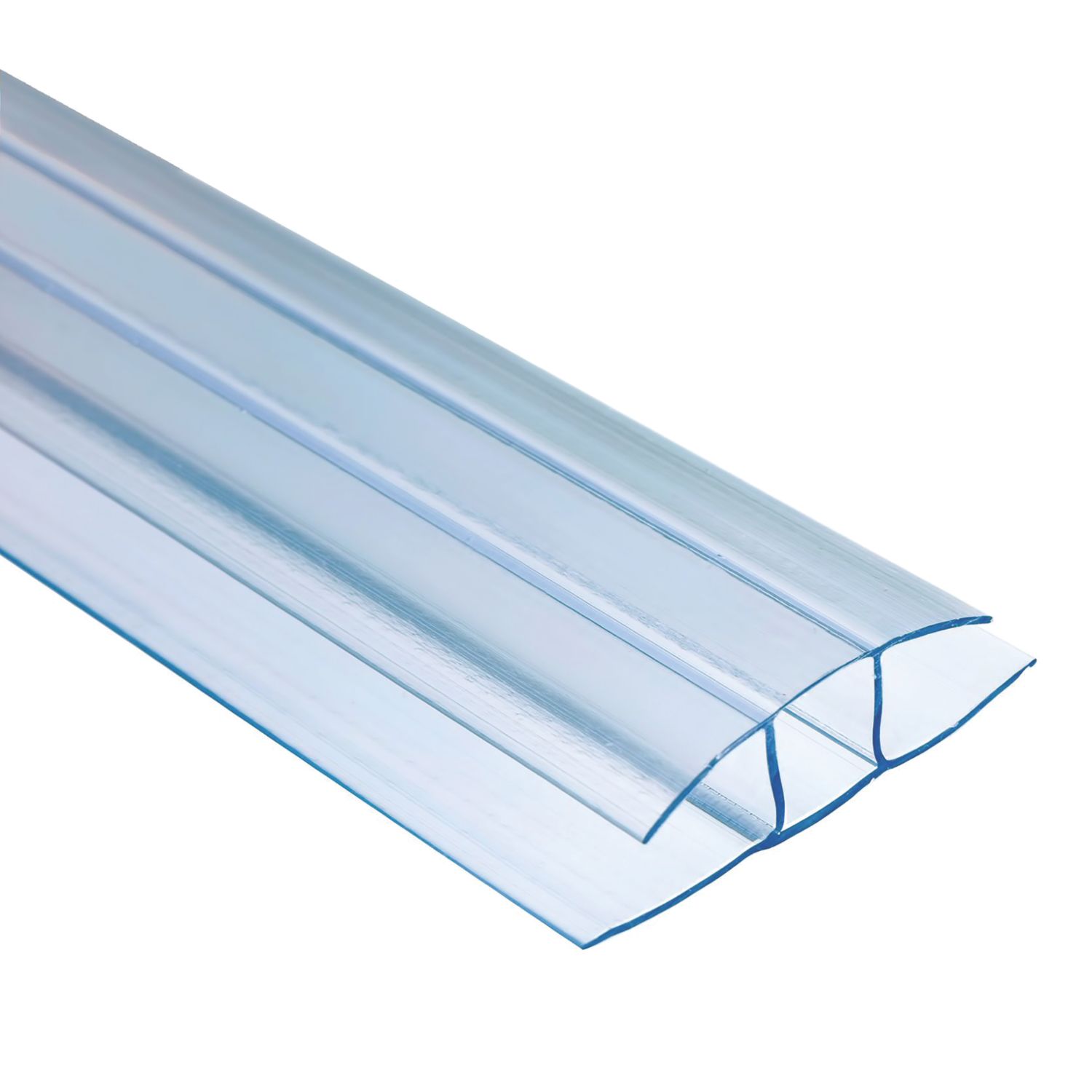Radmat Building Materials Clear 16mm Polycarbonate H-Profile 2000mm x 60mm (494CY)