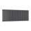 Reina Elips Double 600mm x 1440mm 5747BTU Anthracite Horizontal Designer Radiator