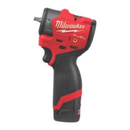 Milwaukee M12 FSCIWF14-252X FUEL 12V 2 x 30Wh Li-Ion RedLithium Brushless Cordless Impact Wrench