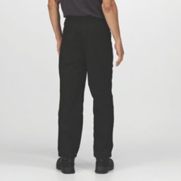 Regatta Lined Action Work Trousers Black 34" W 33" L