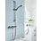 Bristan Frenzy Rear-Fed Exposed Chrome Thermostatic Bar Mixer Shower