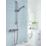 Bristan Frenzy Rear-Fed Exposed Chrome Thermostatic Bar Mixer Shower