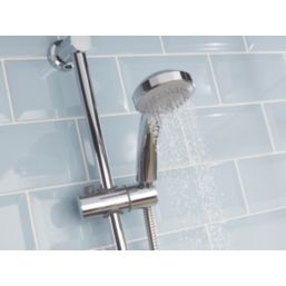 Bristan Frenzy Rear-Fed Exposed Chrome Thermostatic Bar Mixer Shower
