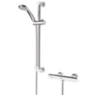 Bristan Frenzy Rear-Fed Exposed Chrome Thermostatic Bar Mixer Shower