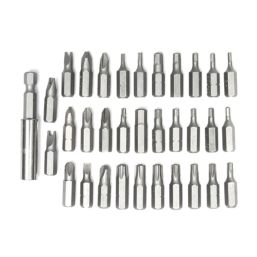 Silverline  25mm Hex Shank Mixed Security Bit Set 33 Pieces