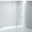 Triton Neo  Frameless Showerwall & Swivel Panel Chrome 900mm x 2015mm