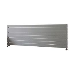 Ximax Oceanus 595mm x 1800mm 3894BTU Silver Horizontal Designer Radiator